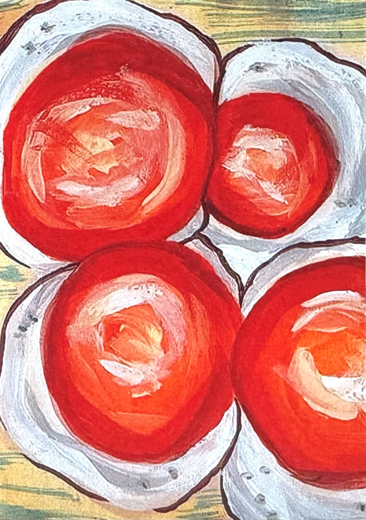 “Eggies” mini print